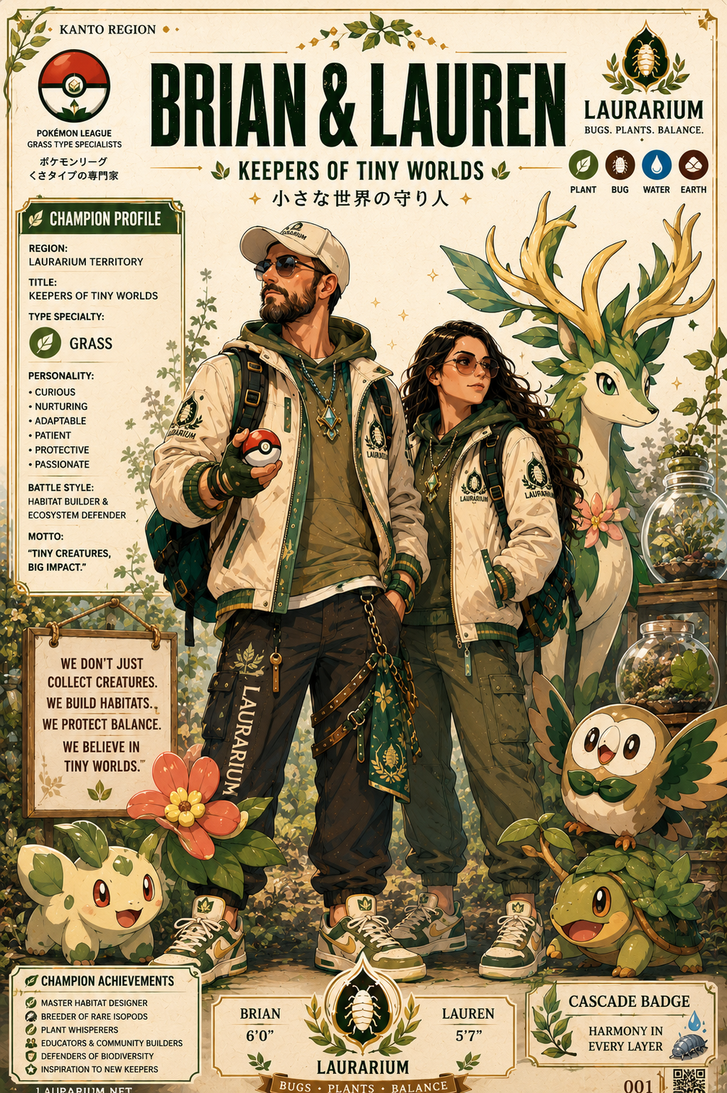 Brian and Lauren Keepers of Tiny Worlds Card Garden Header