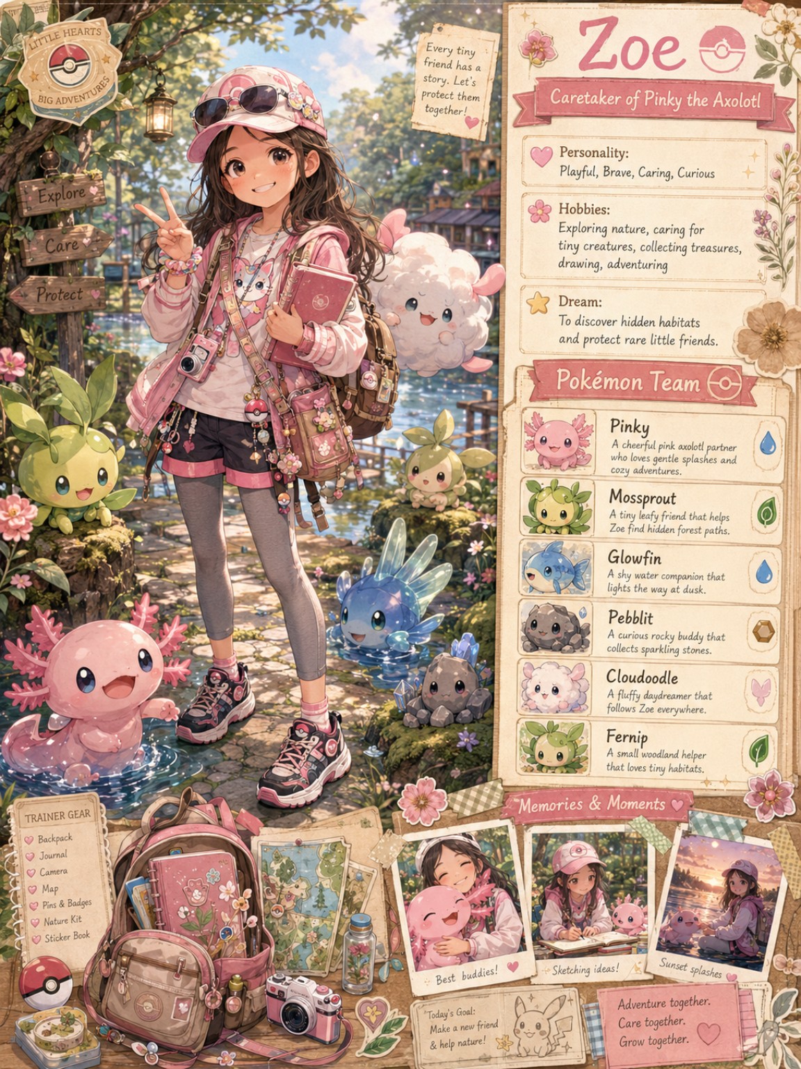 Zoe trainer profile card