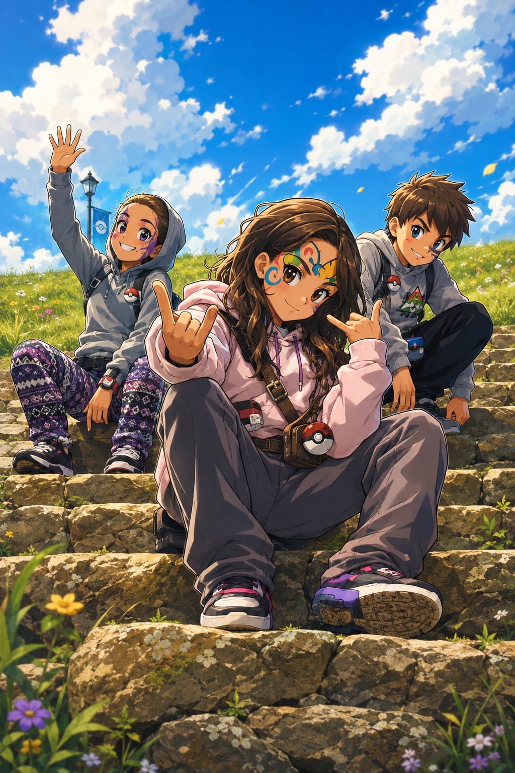 Meet the Crew Anime-inspired portrait of the Laurarium children