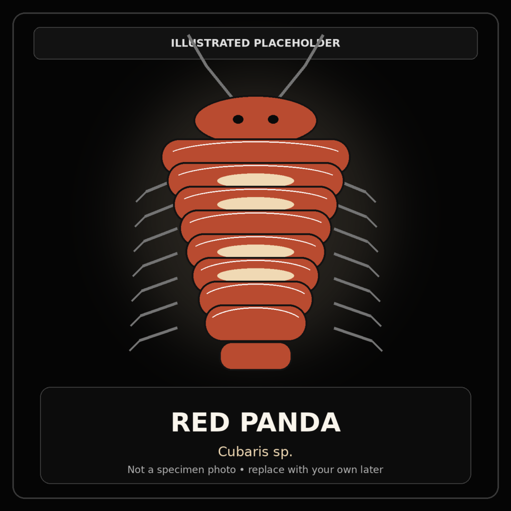 Red Panda Laurarium colony photograph