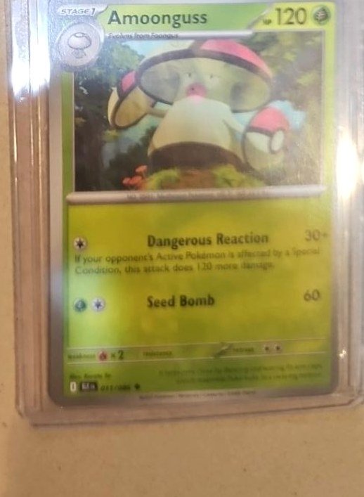 Amoonguss 011/086 — Black Bolt photographed in the Laurarium Card Garden collection