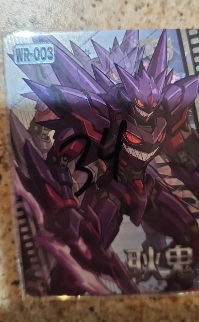 Gengar / Robot Mashup photographed in the Laurarium Card Garden collection