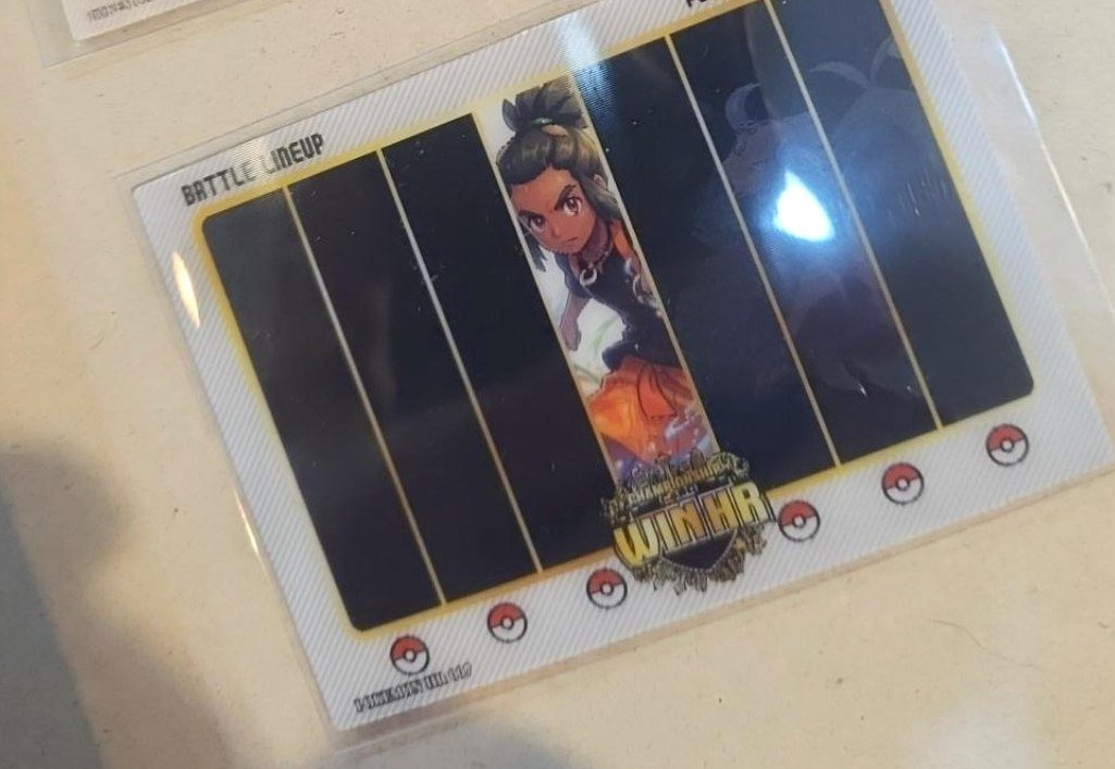 Pokémon Masters Lenticular — Card B photographed in the Laurarium Card Garden collection